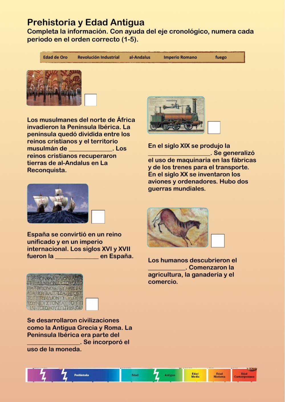 Etapas de la Historia