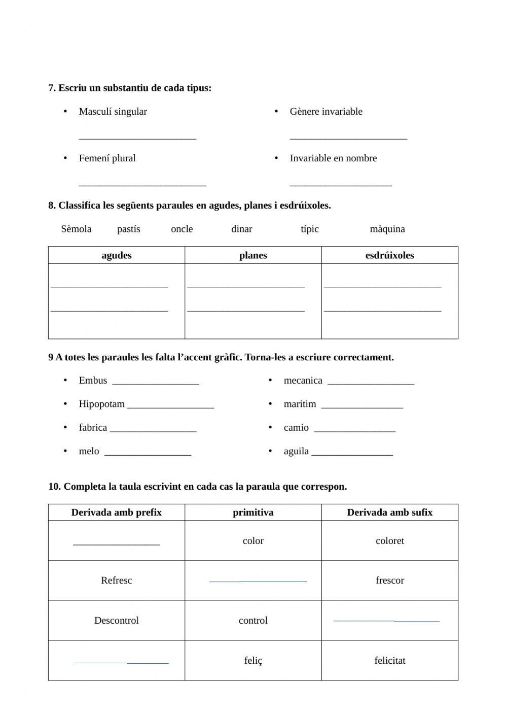 Fitxa repàs Valencià