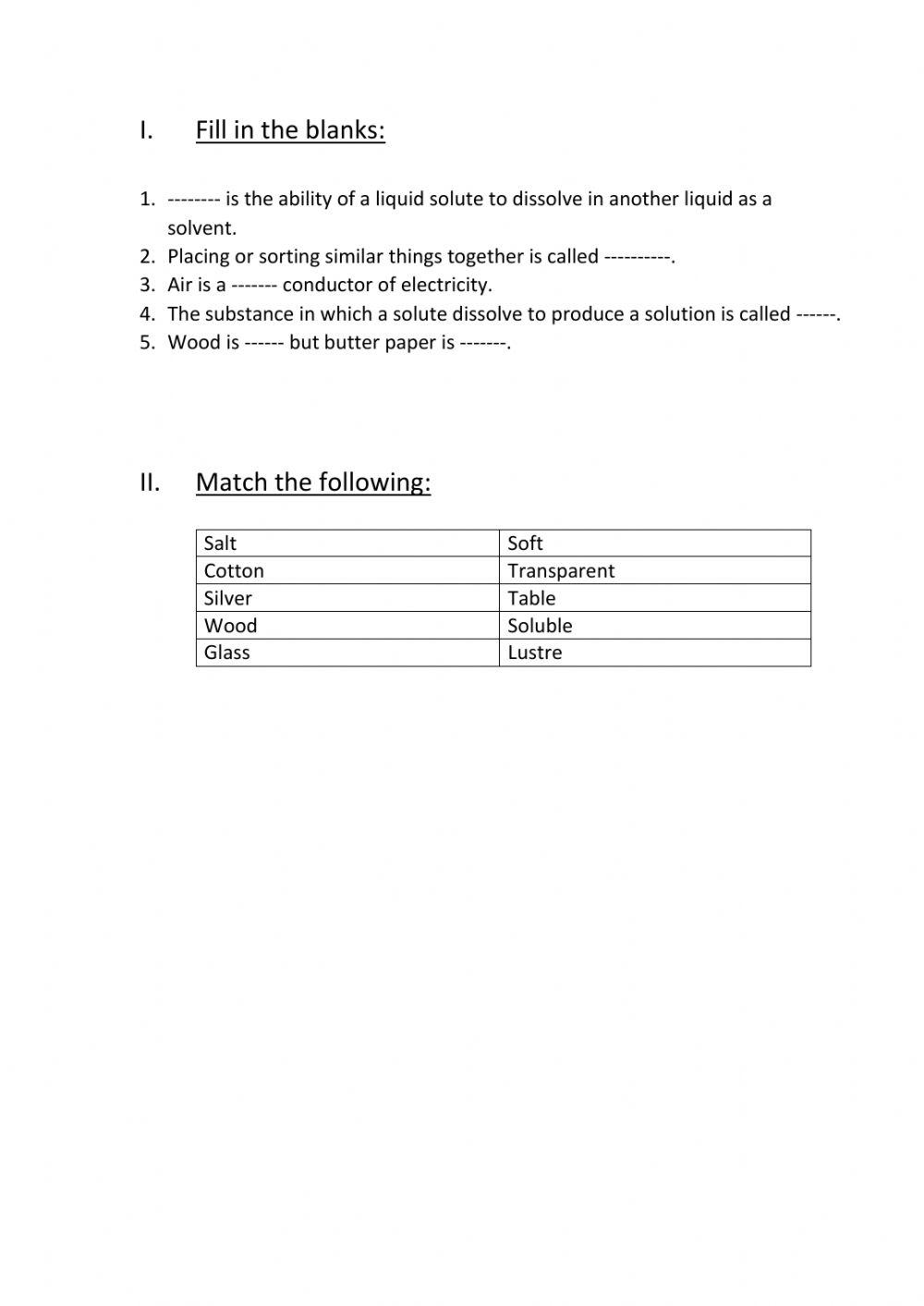 Sorting Materials Into Groups LiveWorksheets 540975 sorting-materials-into-groups-liveworksheets-540975