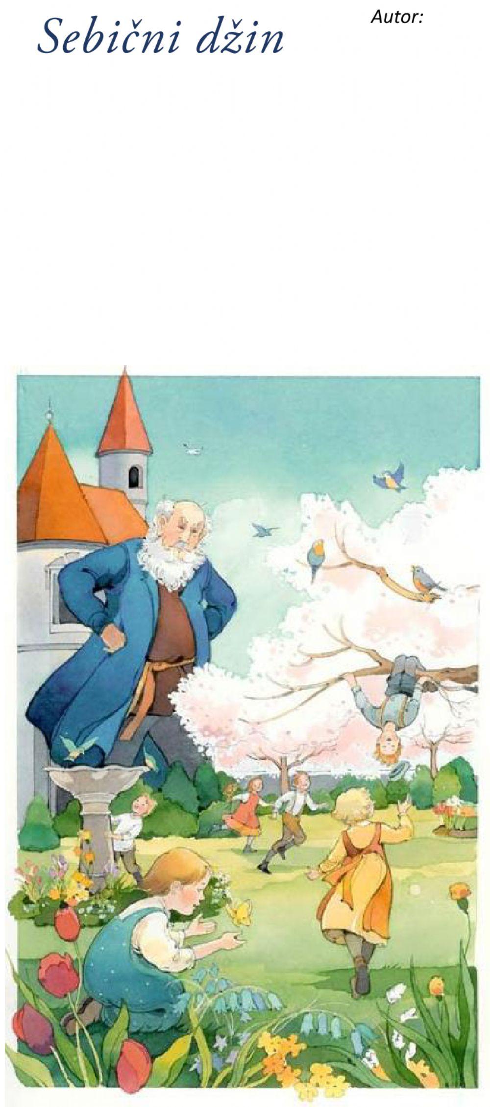 Audio lektira - Sebični džin - Oskar Vajld