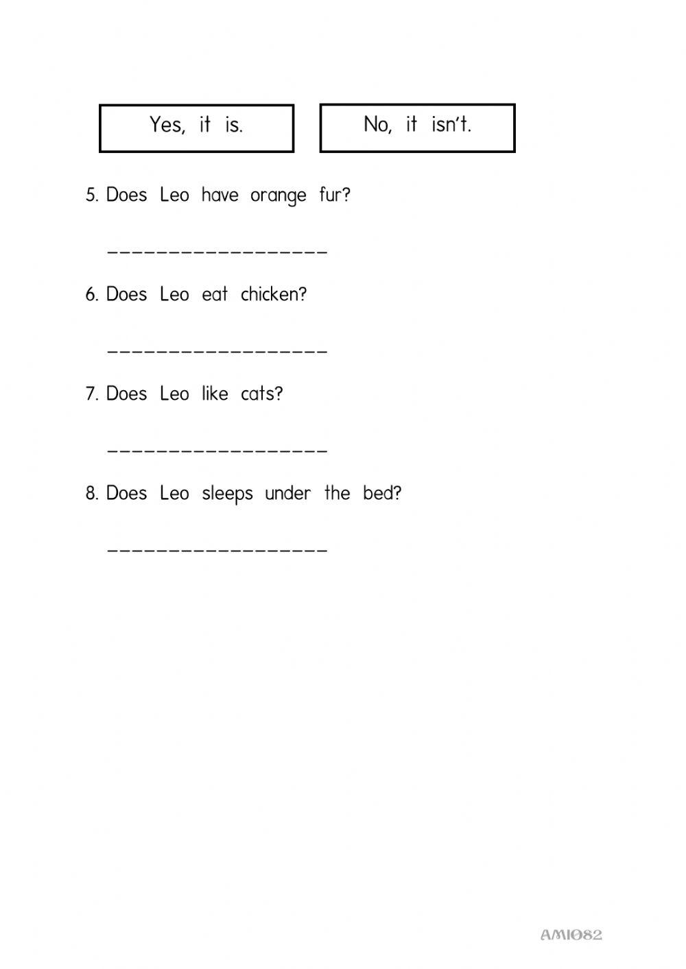 Year 1 Pet Show - Reading Comprehension