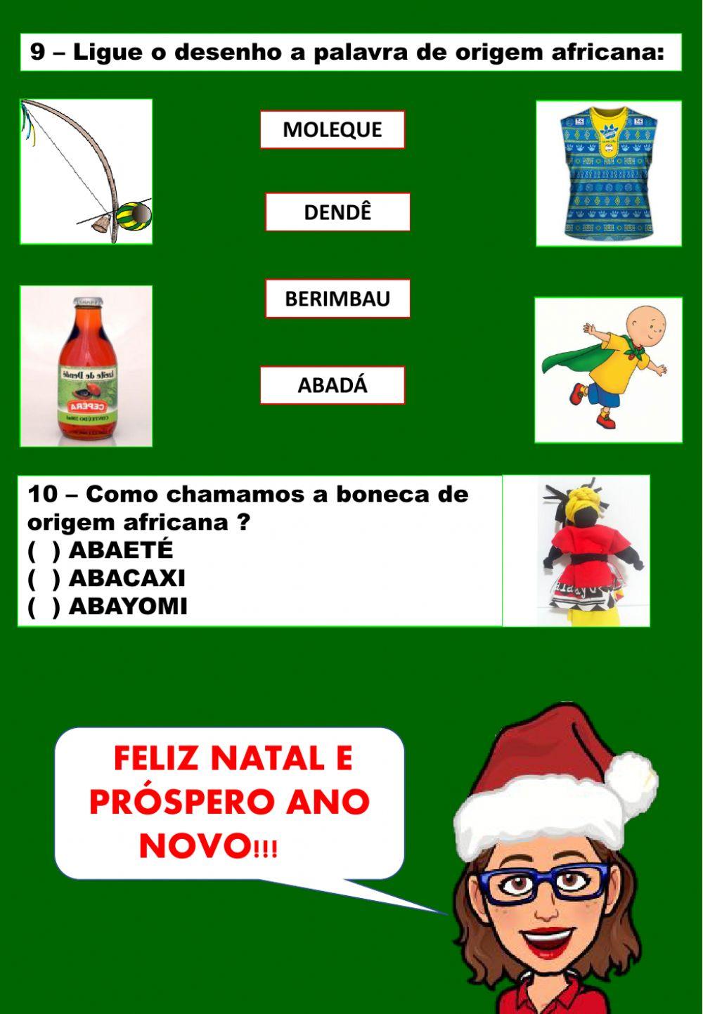 Avaliação de português