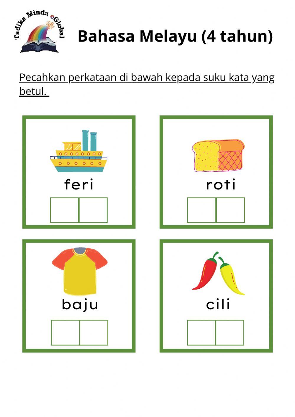 4 Tahun: BM Set 10 Ms 1 (Drag and Drop)