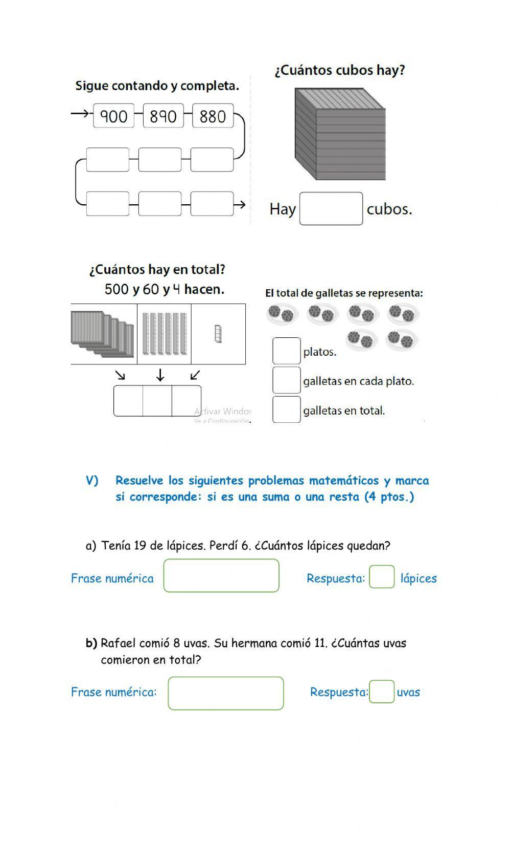Números hasta el 1000