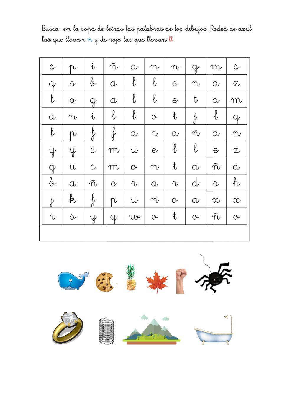 Discriminación ñ y ll