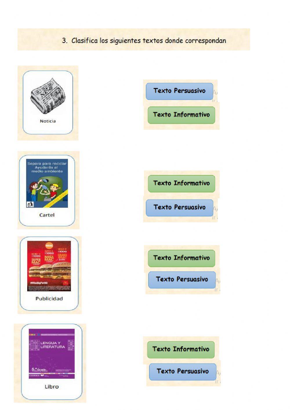 TIPOS DE TEXTO INTENCIÓN COMUNICATIVA