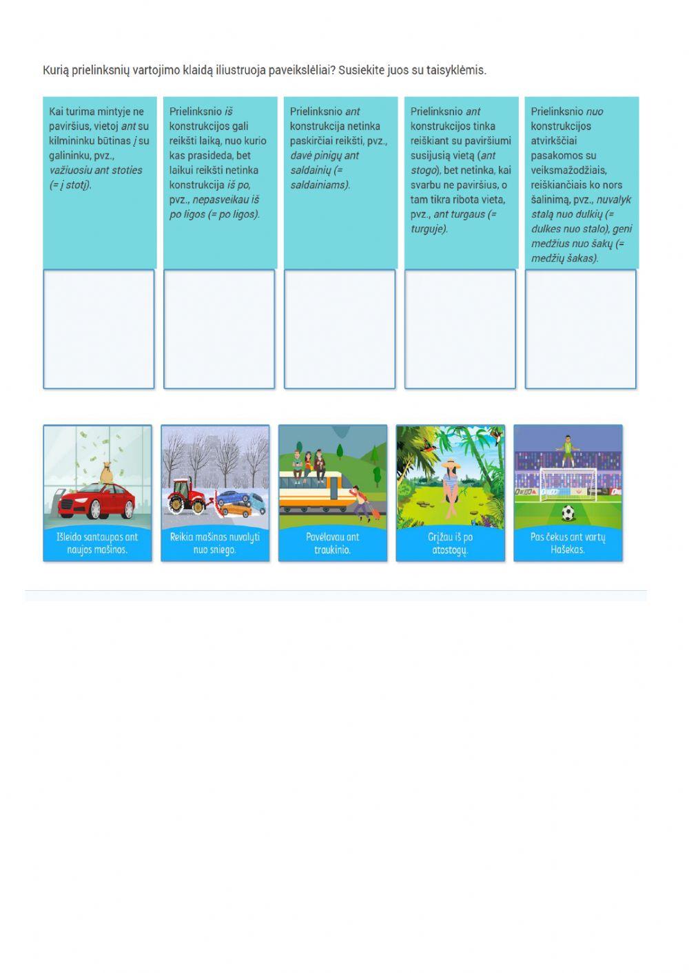 Prielinksnių vartojimo klaidos