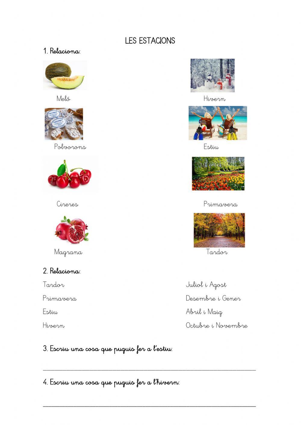 Les estacions de l'any