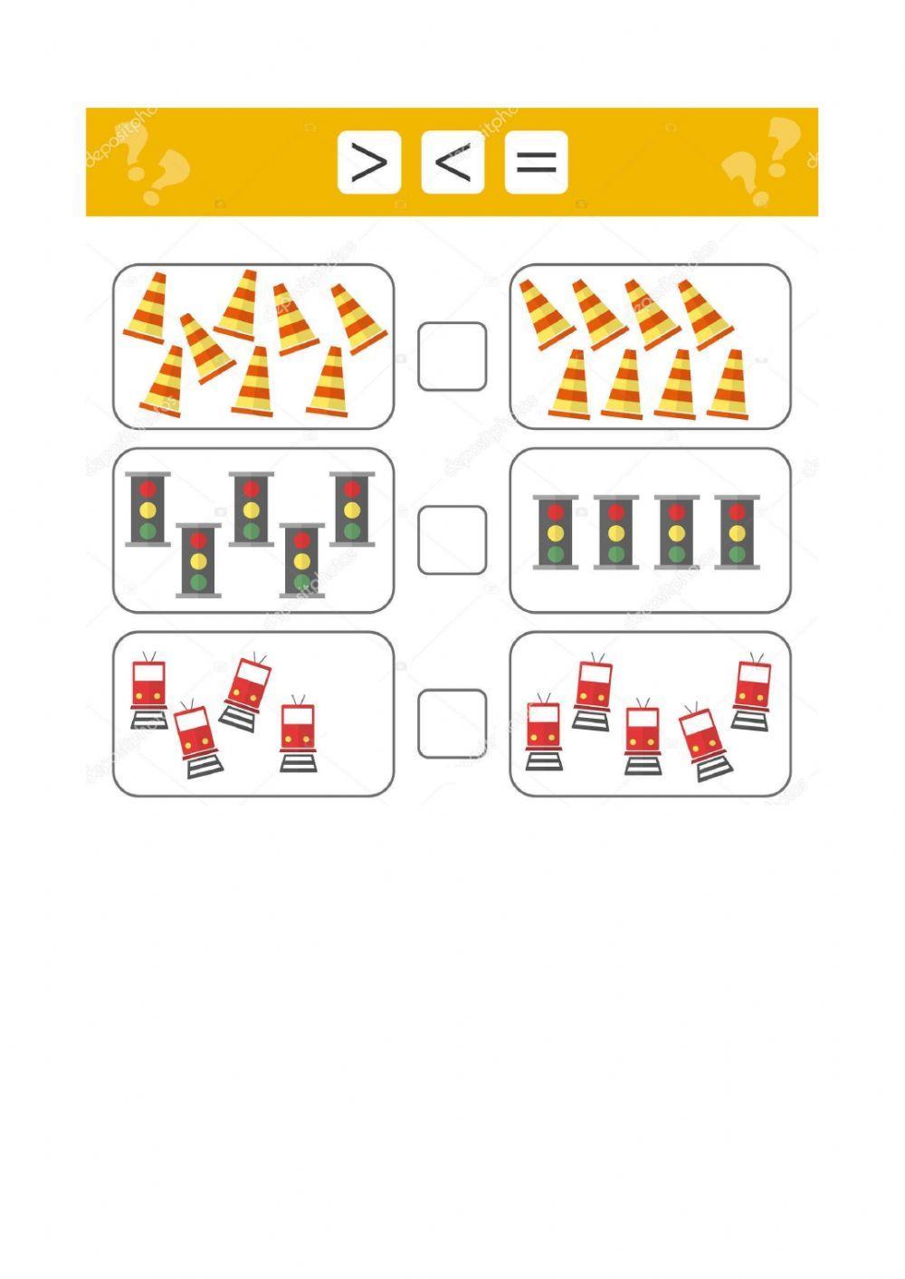 Maggiore, minore, uguale