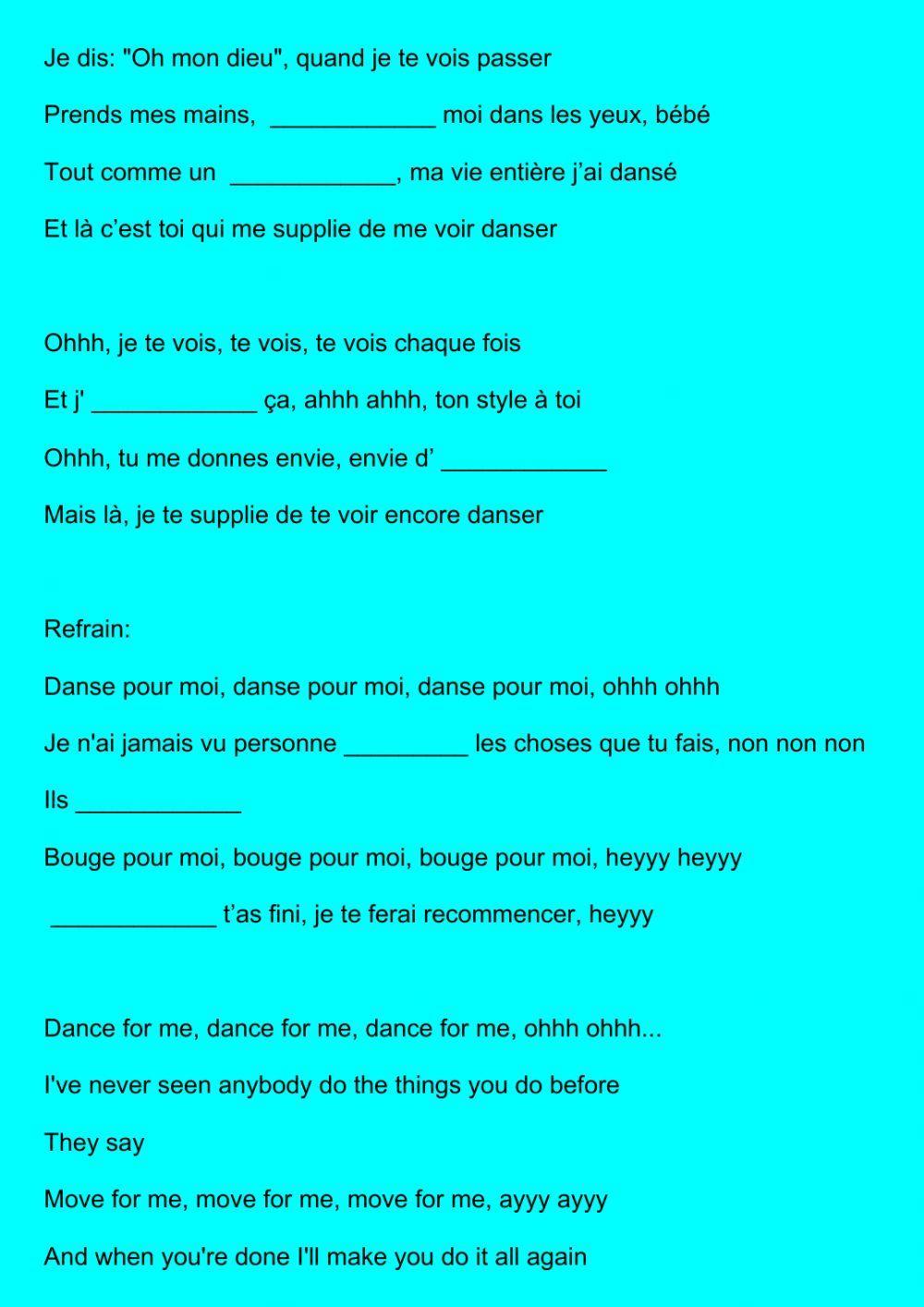 Dance Monkey en français