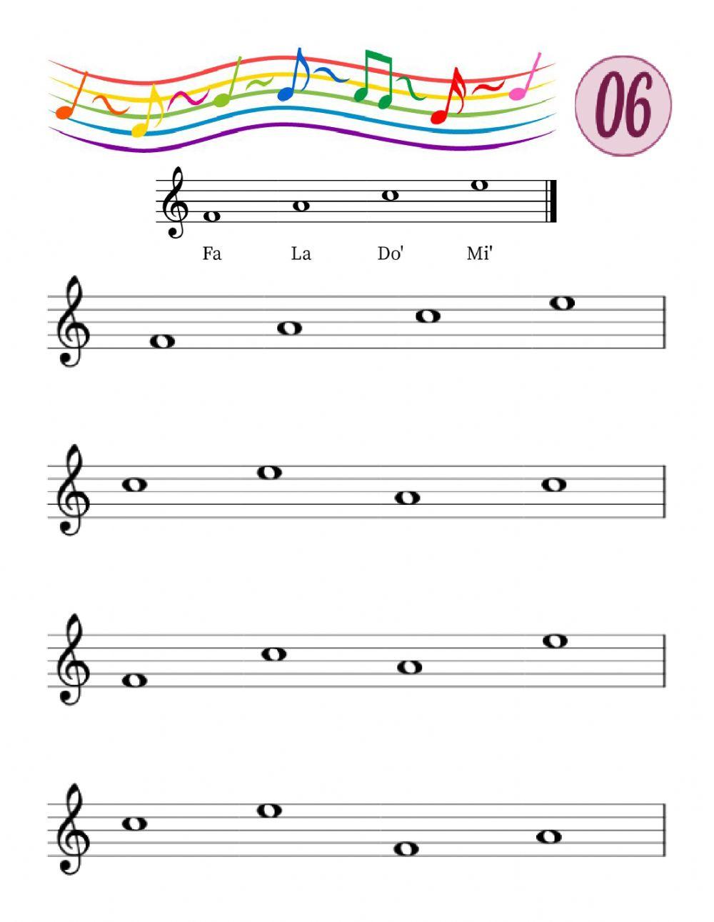 Notas musicales 6
