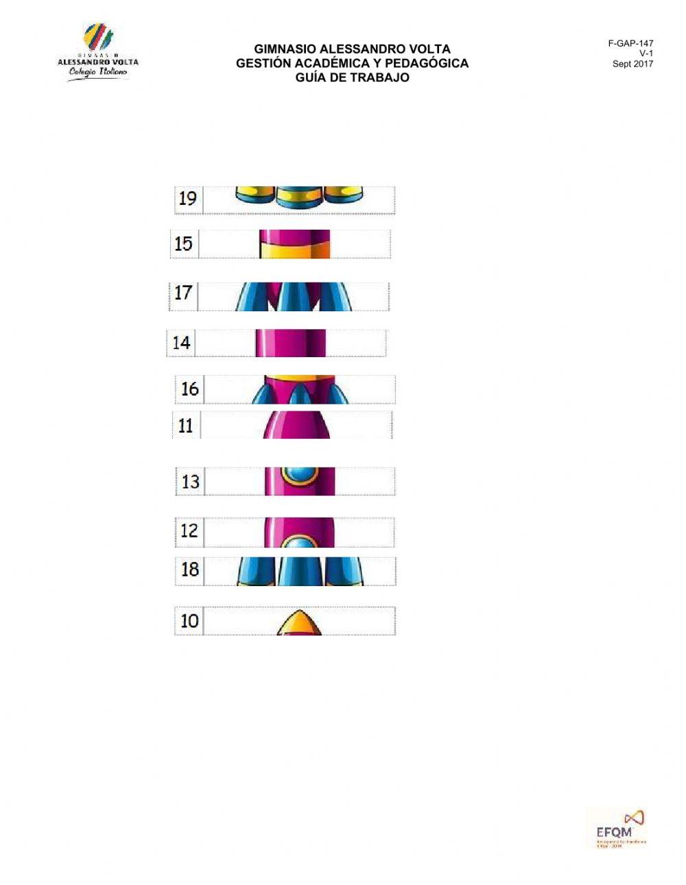 Familia del 10 y del 20