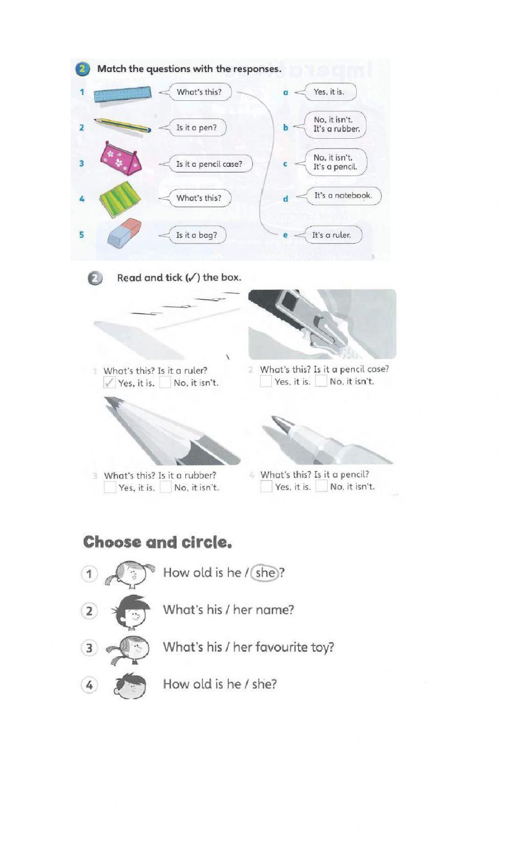 Super minds 1 revision