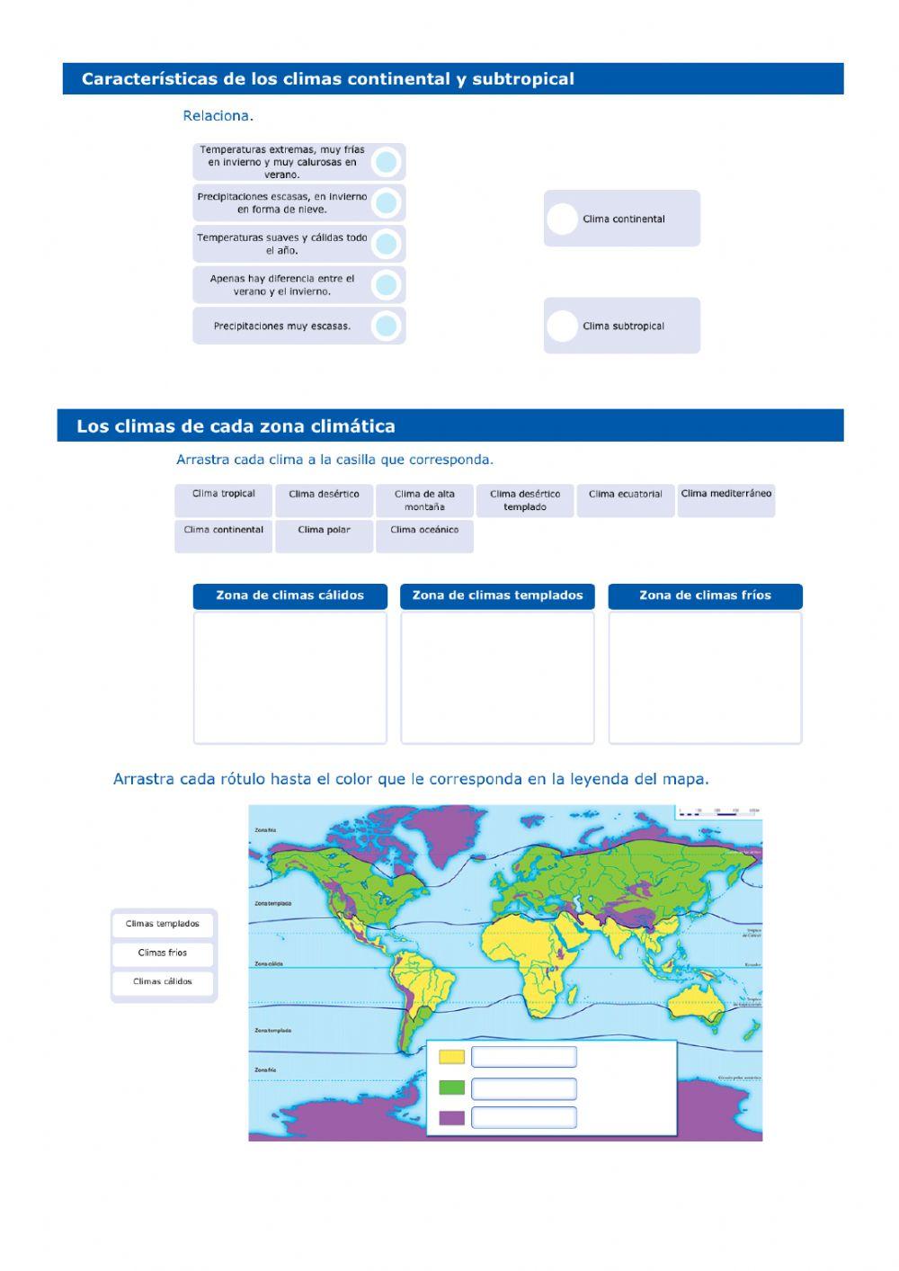 Atmósfera e hidrosfera