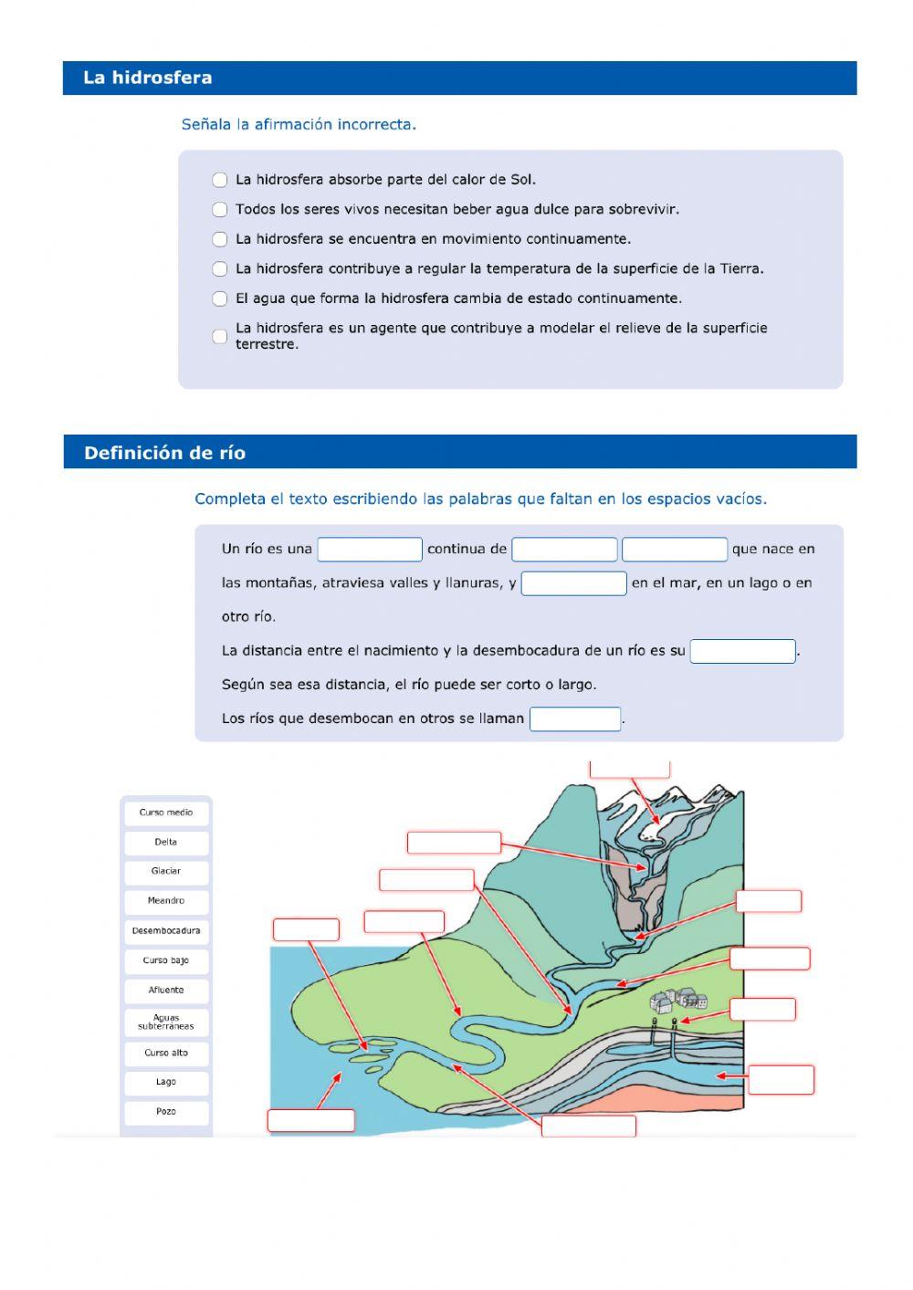 Atmósfera e hidrosfera
