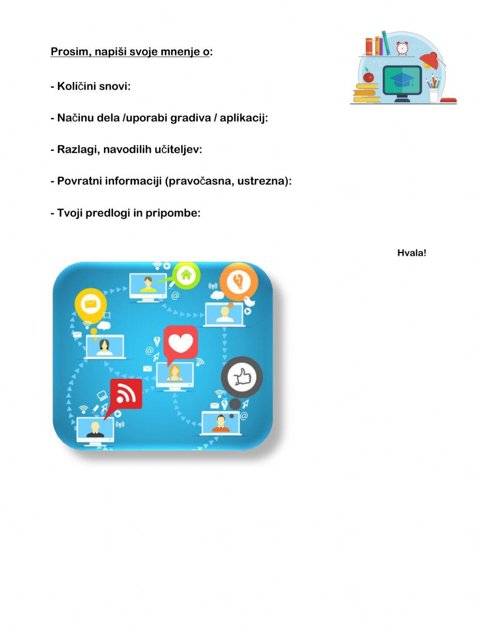 Spremljanje pouka na daljavo 4