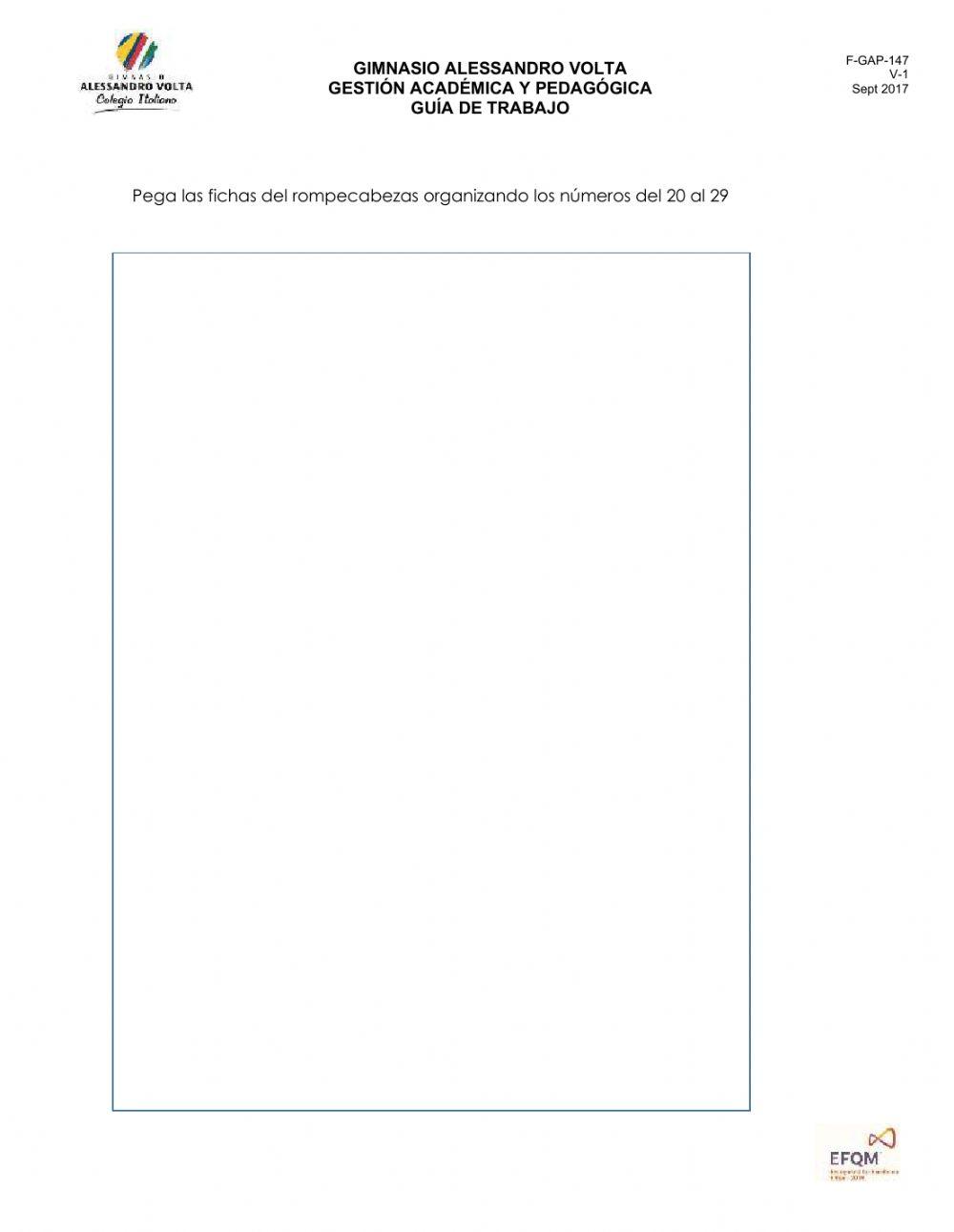 Familia del 10 y del 20