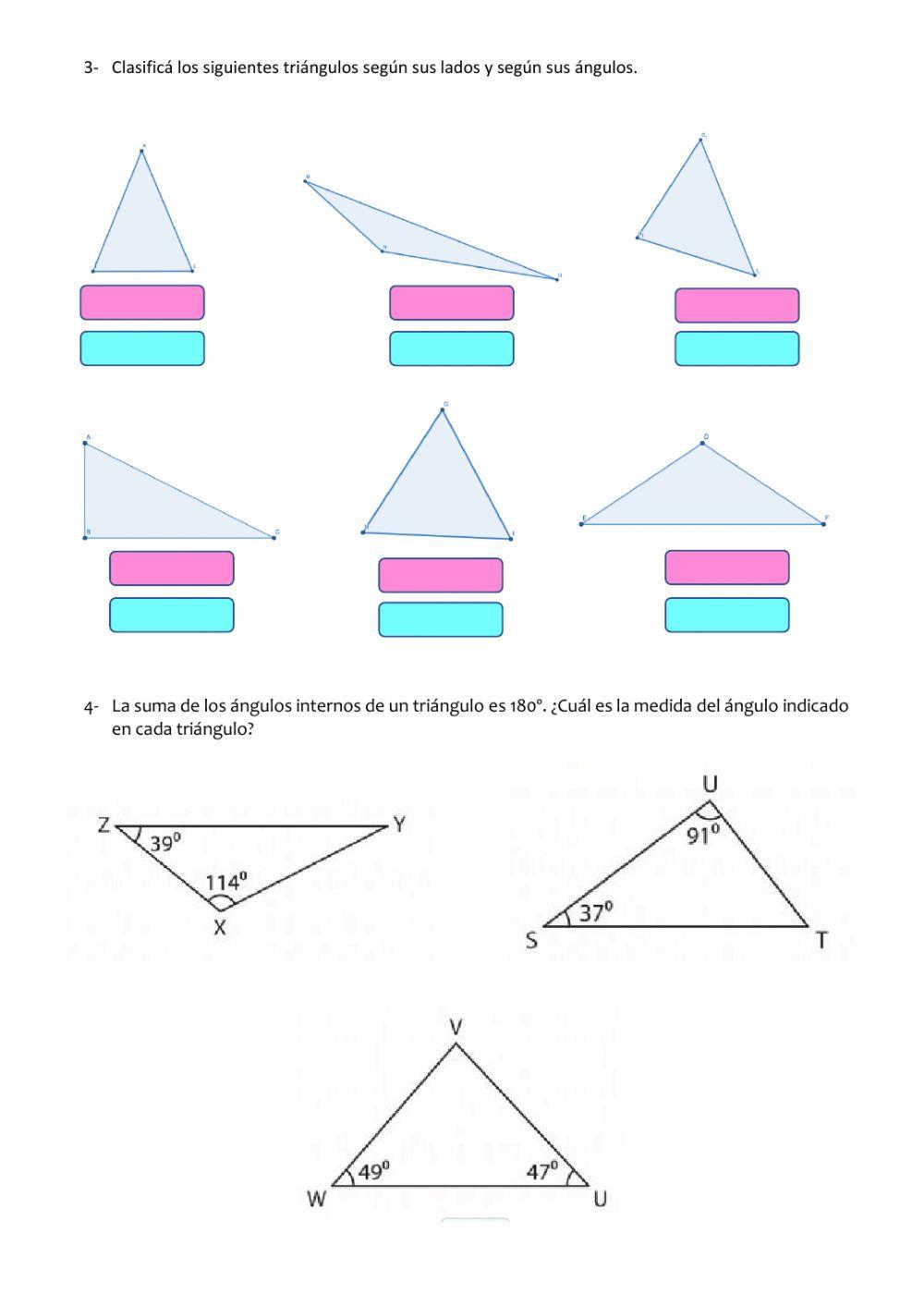 Geometría: Triángulos