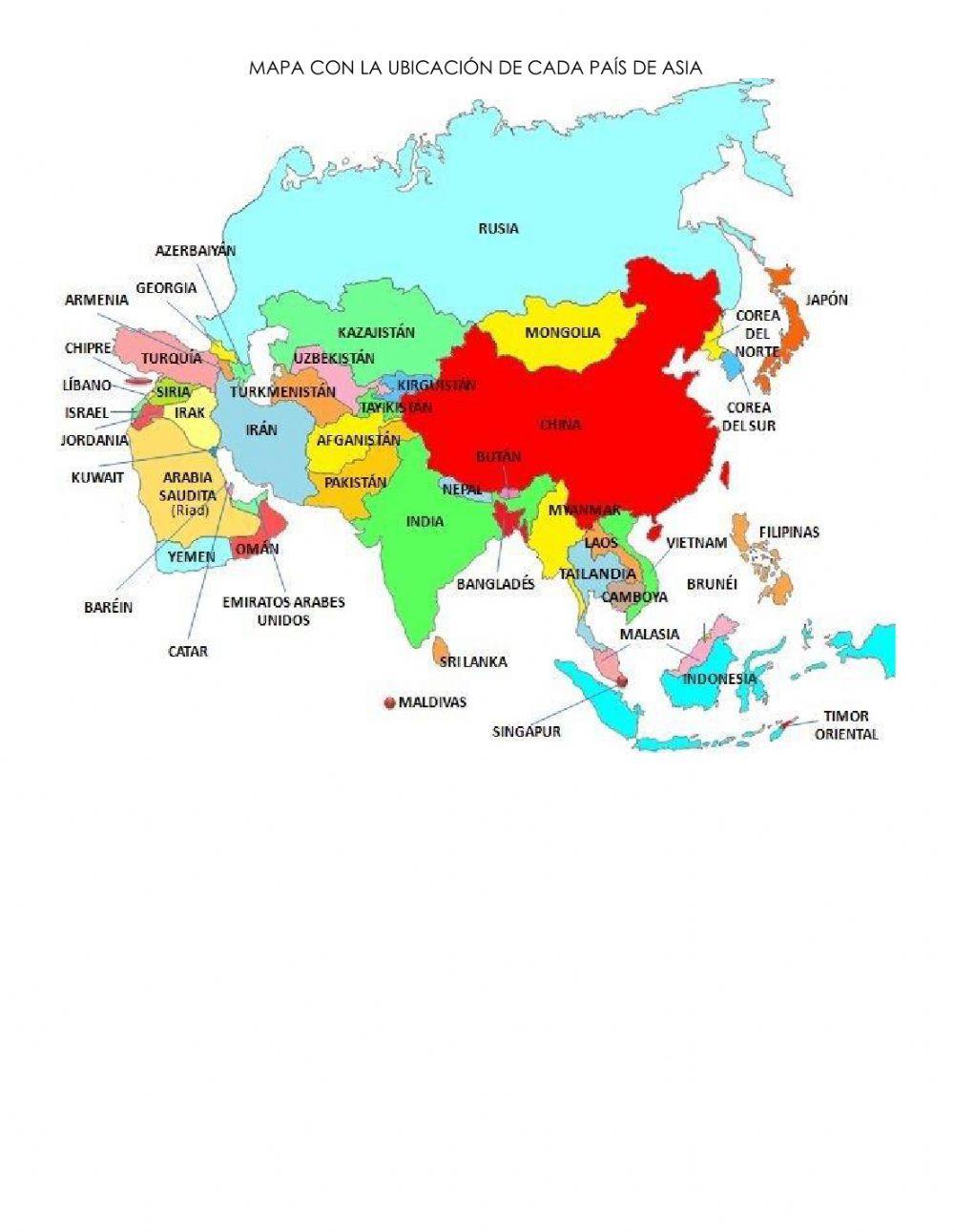 BANDERAS DE ASÍA