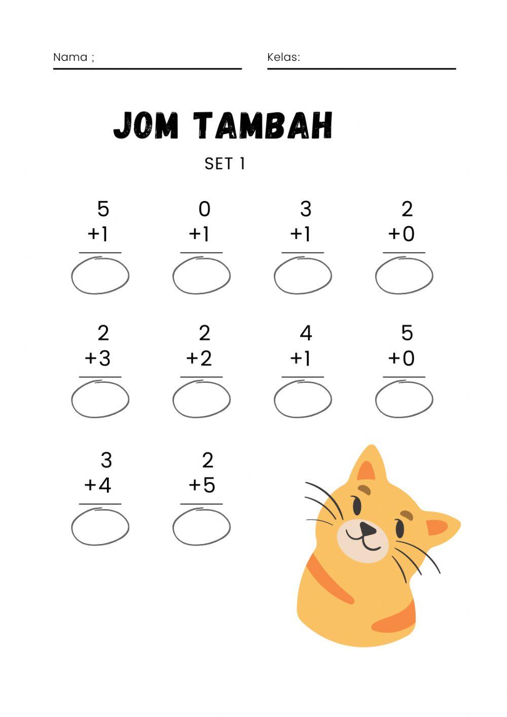 Asas tambah (tanpa pengumpulan semula) Asas tambah (tanpa pengumpulan semula)