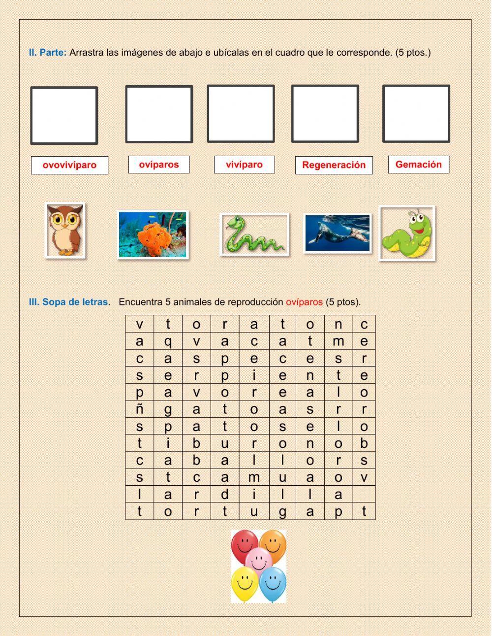 Reproducción sexual y asexual de los animales