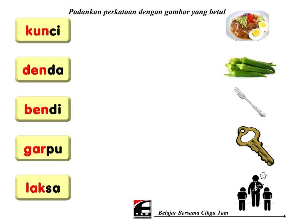 Latihan Perkataan KVK+KV