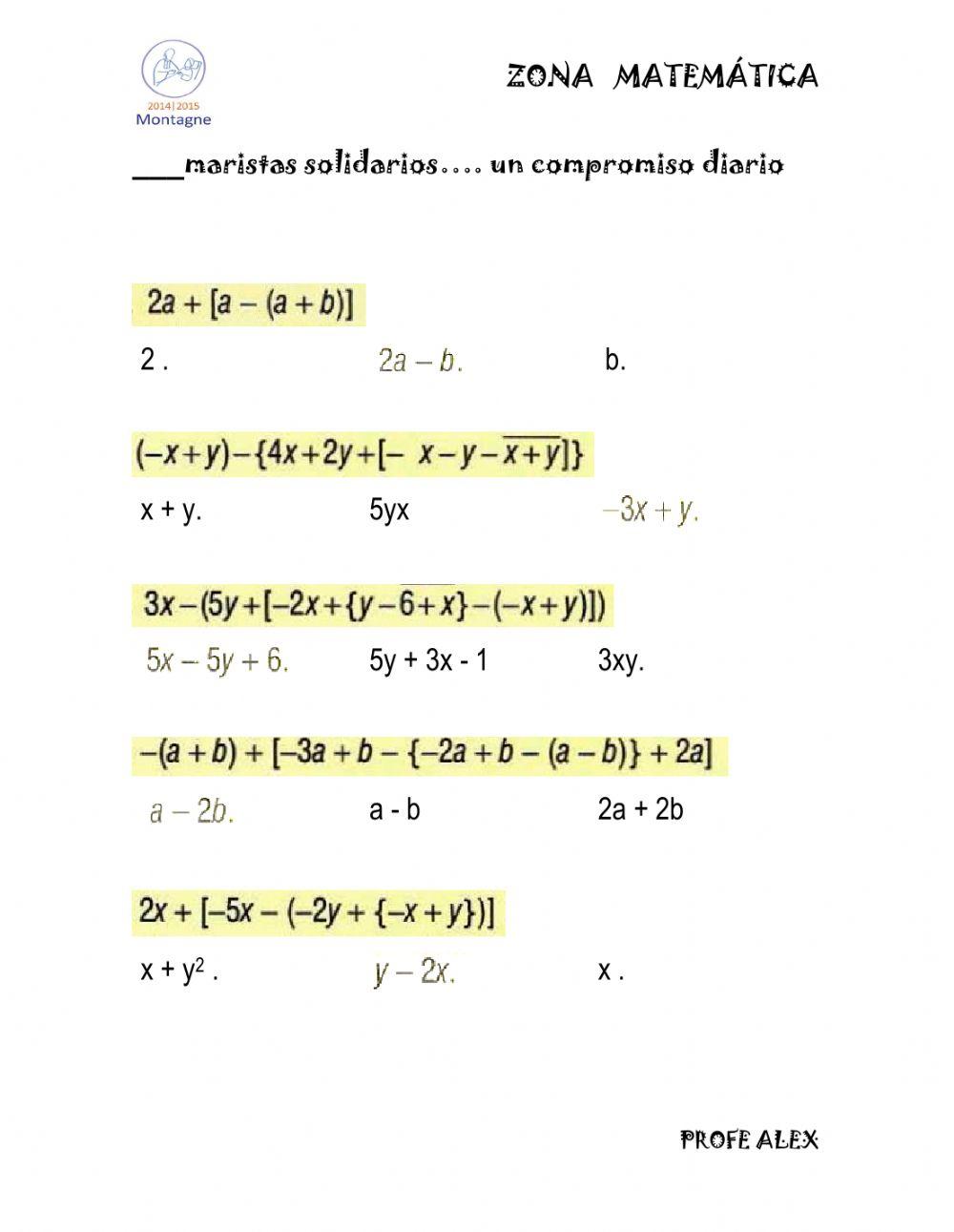 TERMINOS SEMEJANTES (signos)