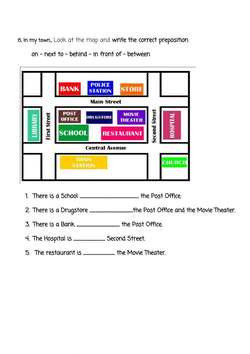 City places - There is- There are