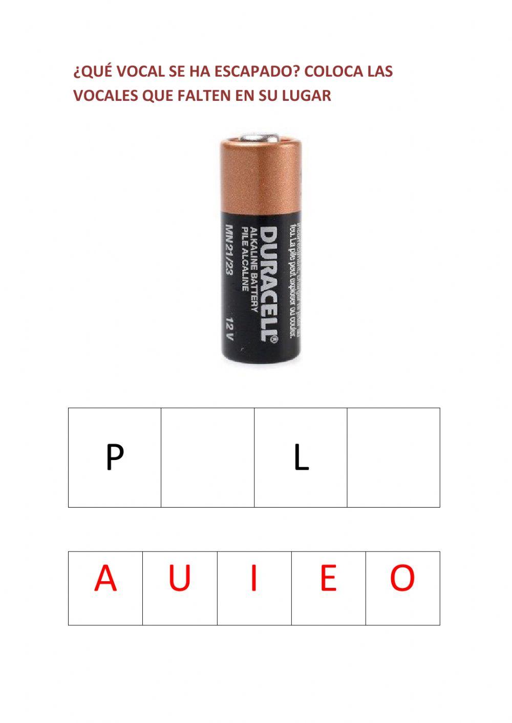 ¿Qué vocal se ha escapado?