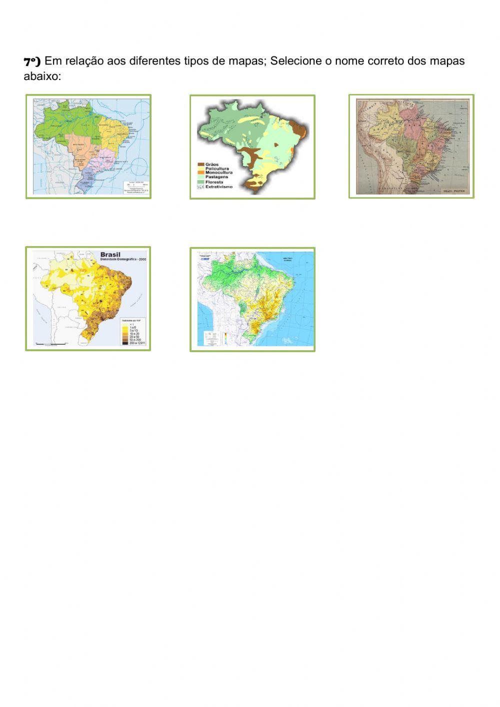 Atividade avaliativa de geografia