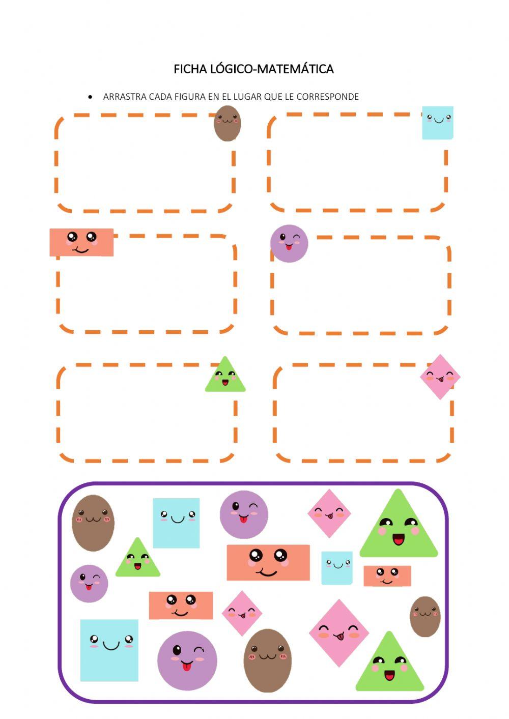 Fichas Lógico-matemáticas Infantil.