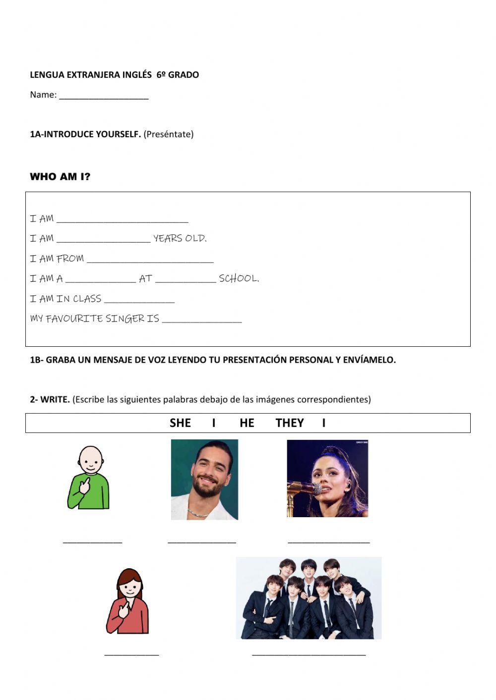 Lengua Extranjera Inglés