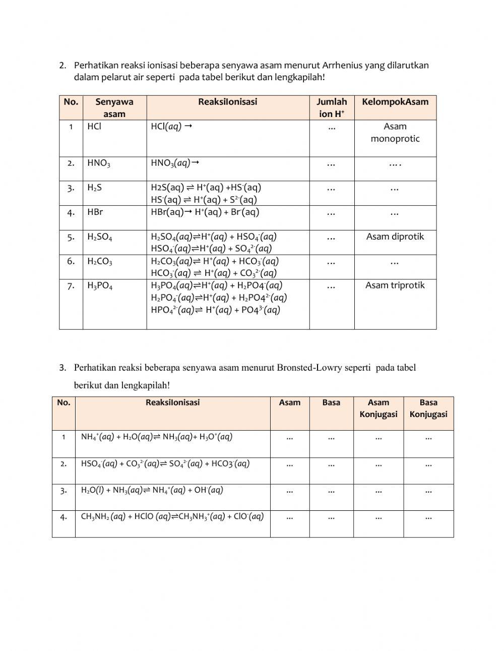 LKPD Teori asam basa
