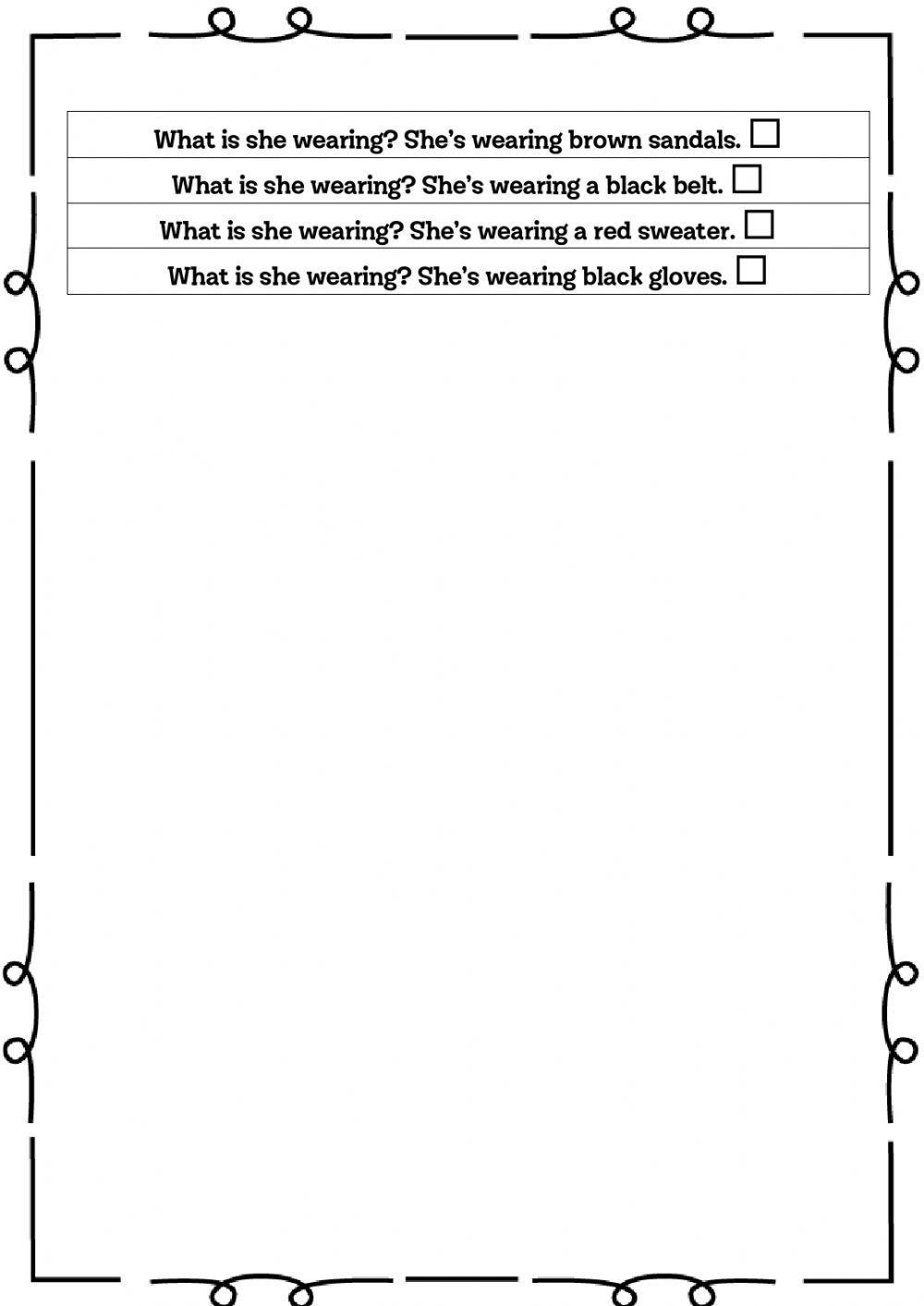 3º UD 2 At the Fancy Dress Shop Ficha 4