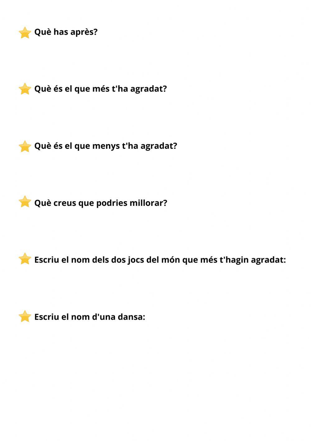 Activitat Autoavaluació E.F