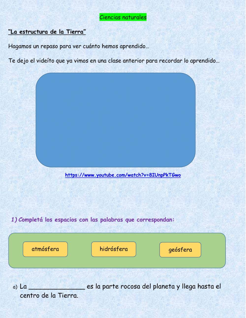 Las capas de la tierra