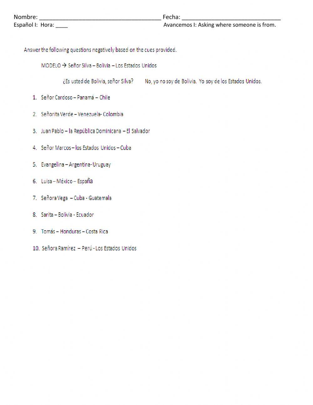 SP1 Where are you from? 09