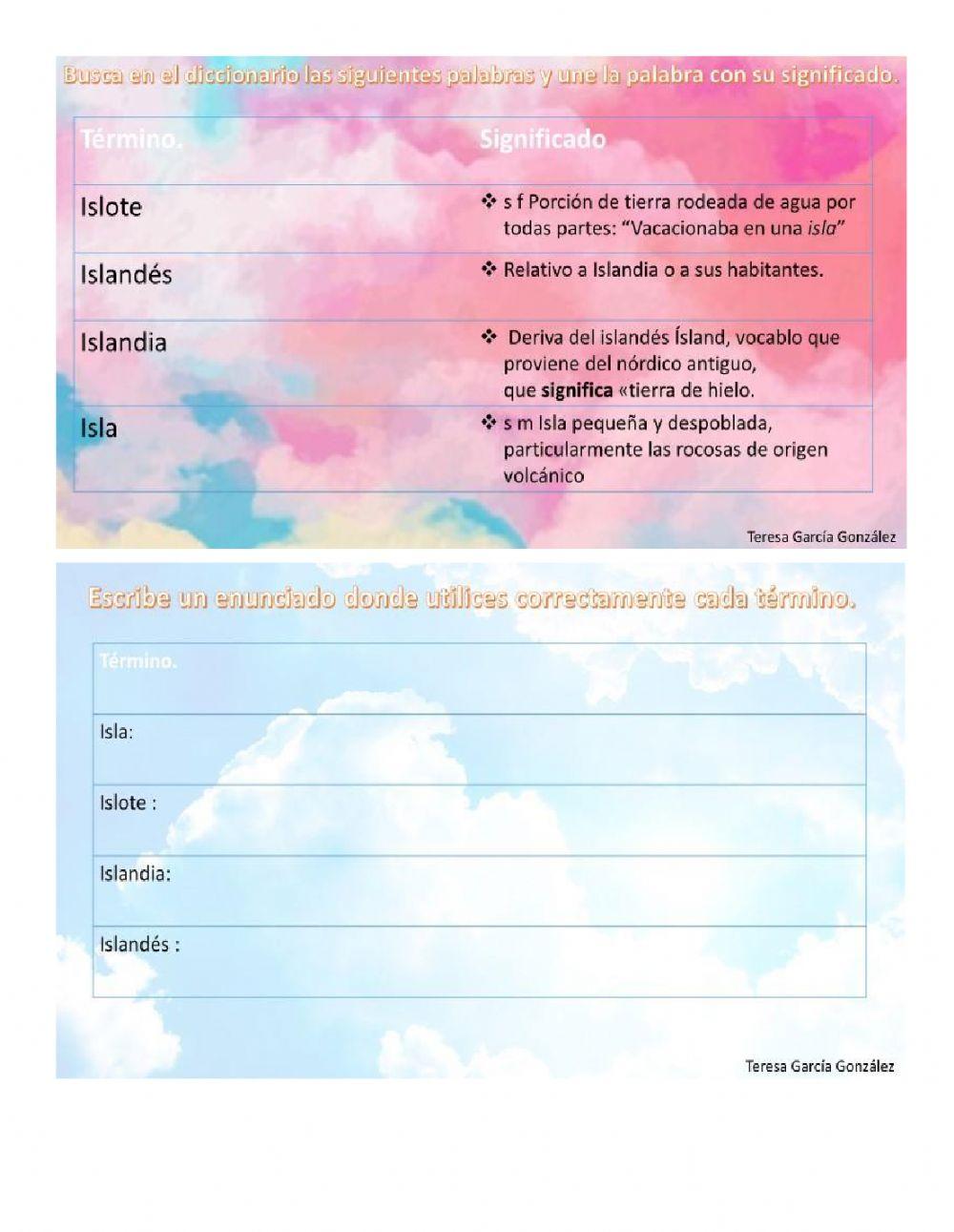 Crezco si busco y con el alfabeto lo uso. Isla...