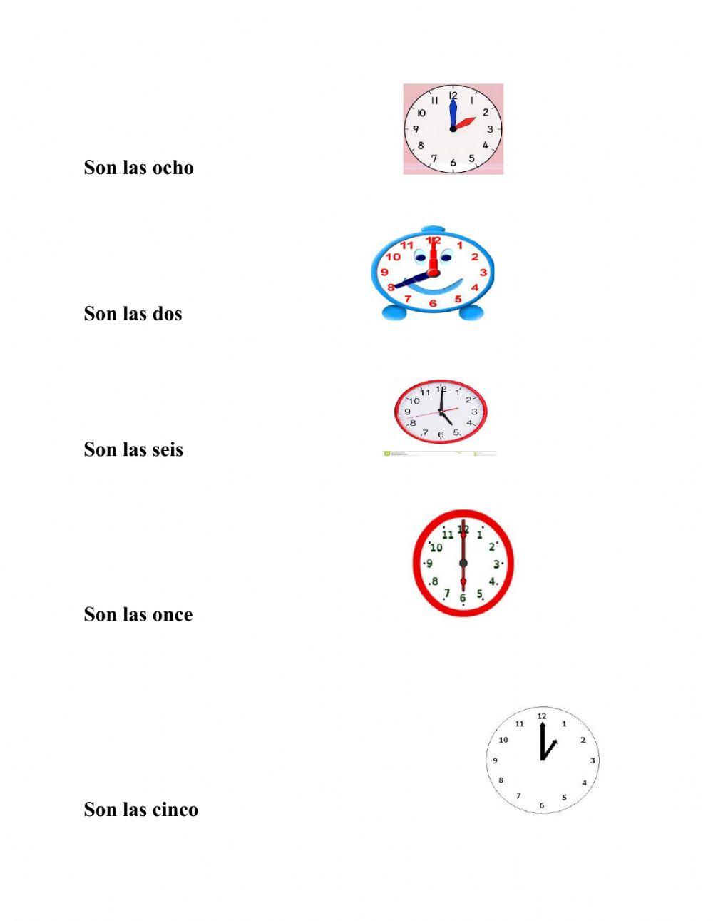 Los numeros 10-100 - Hora