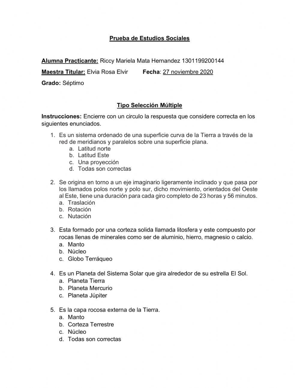 Composición y estructura de la Tierra