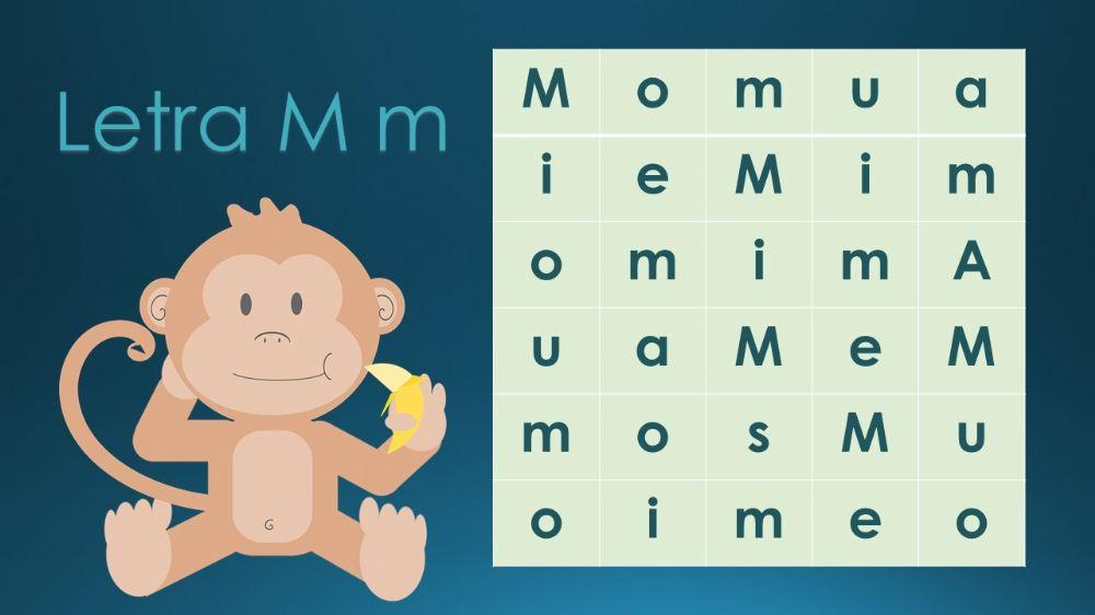 Sopa de letra M