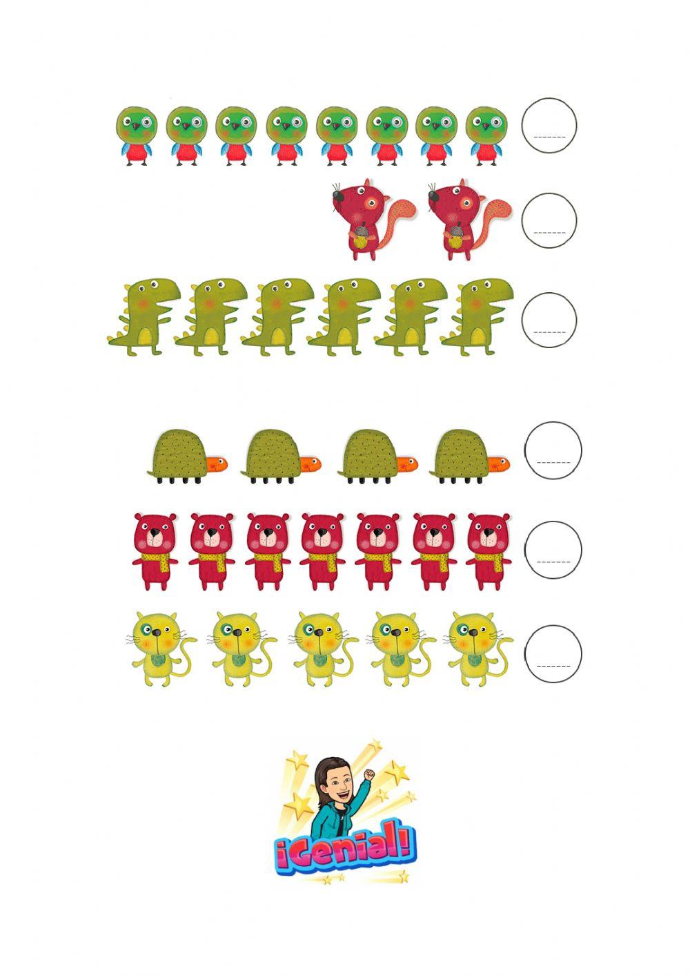 Mayor-menor-nº cantidad hasta 10