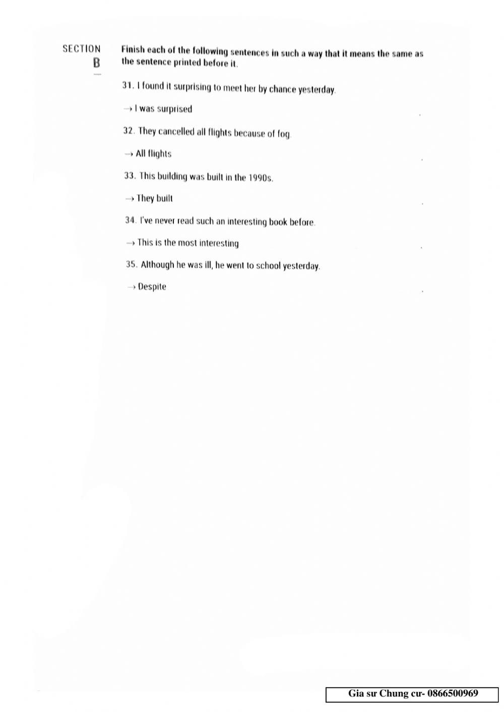 Lớp 10 - Kiểm tra 45 phút