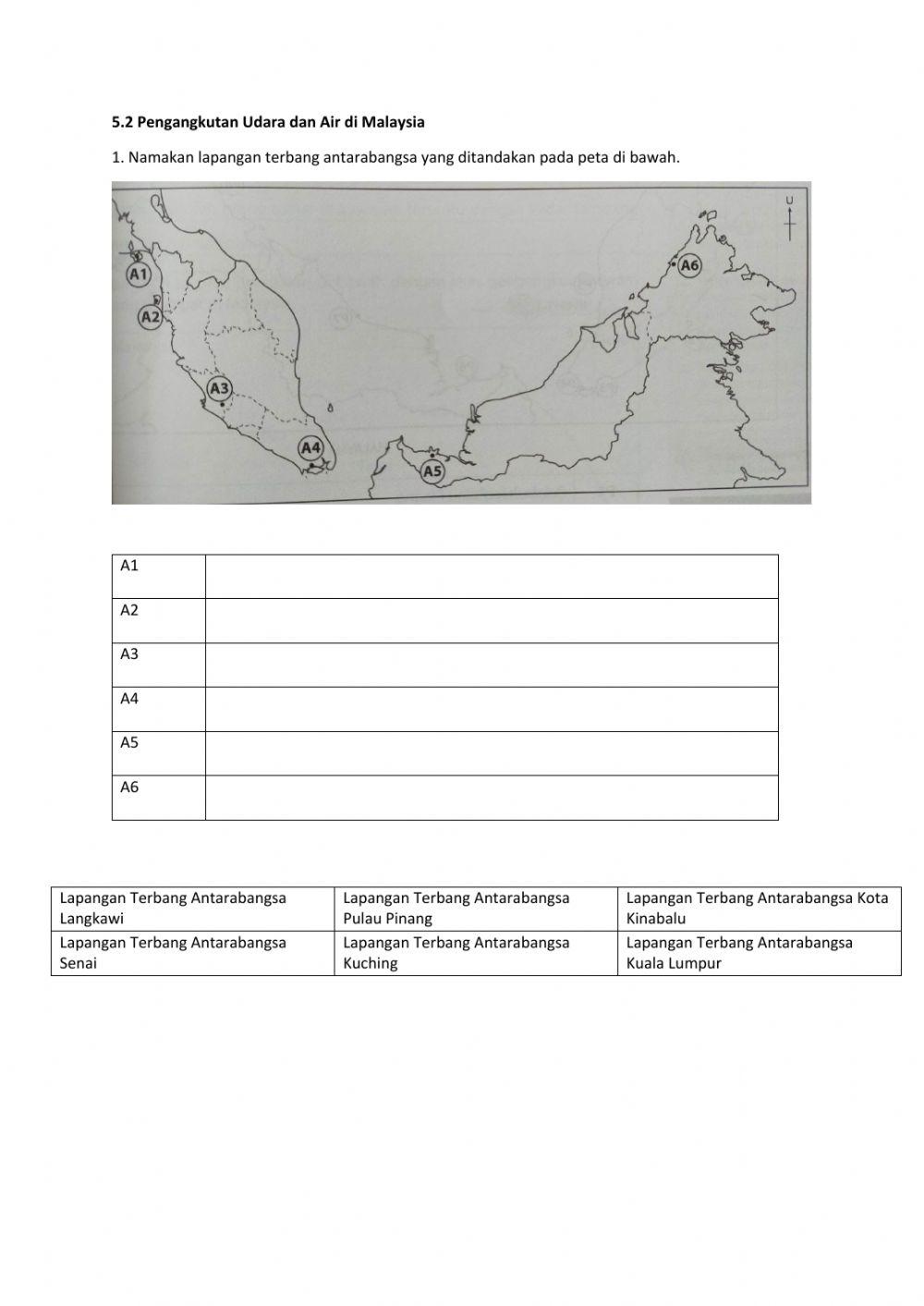 GEOGRAFI TINGKATAN 2: BAB 5 PENGANGKUTAN DI MALAYSIA