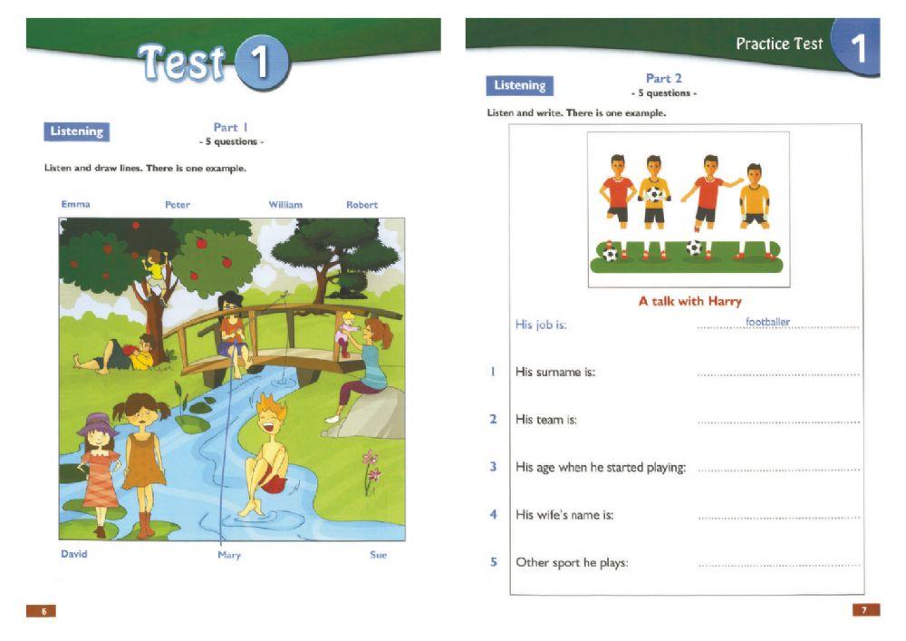 succeed in cambridge english flyers test 1