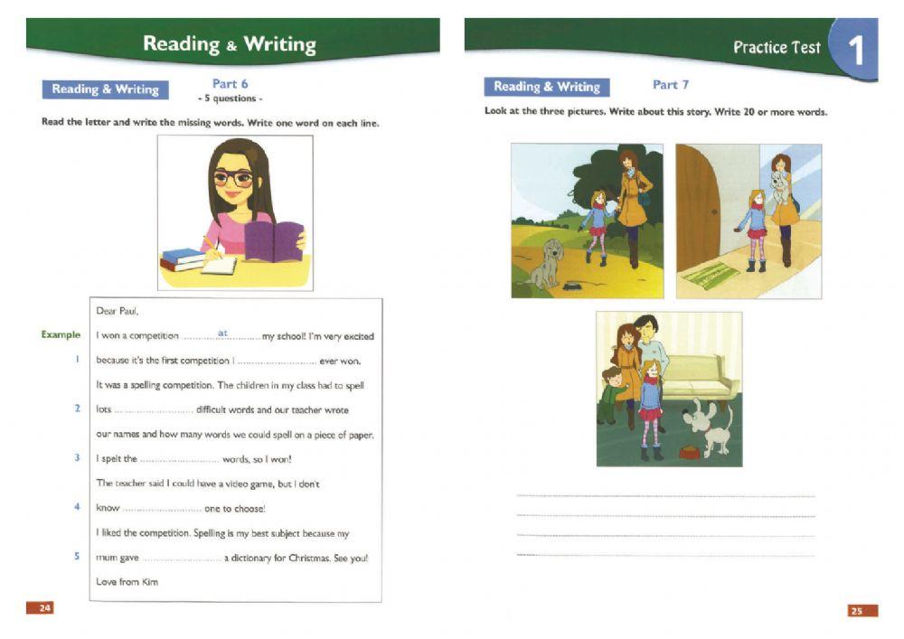 succeed in cambridge english flyers test 1