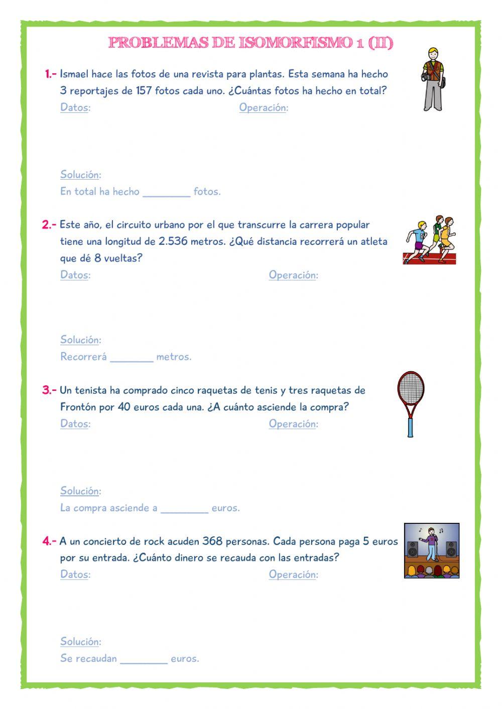 Problemas de Isomorfismo 1(II)