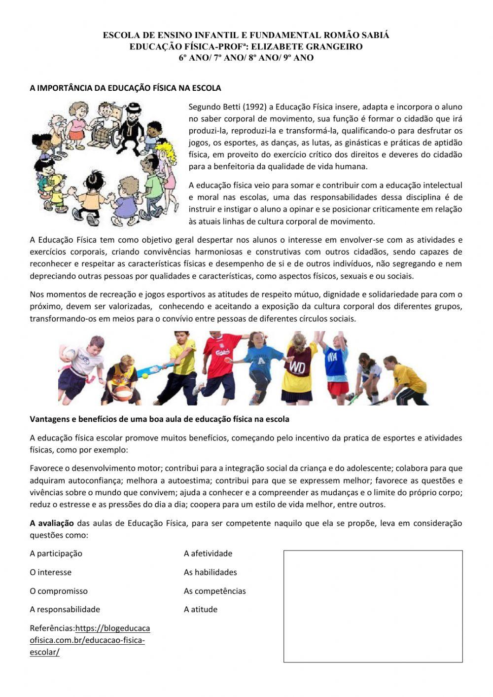 Educação Física escolar