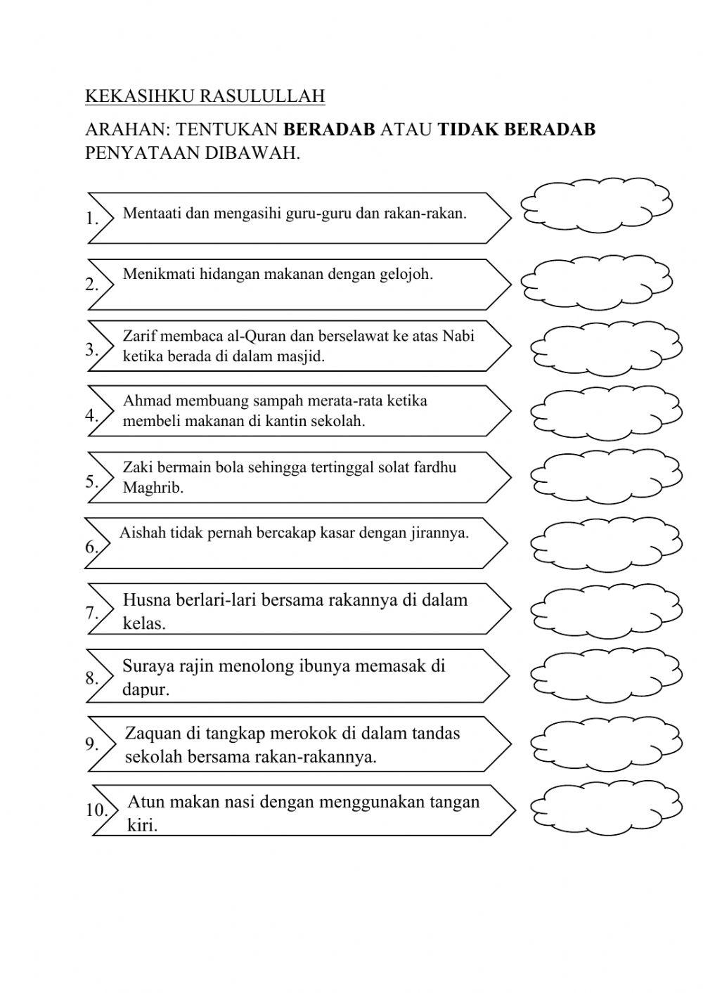 Kekasihku Rasulullah s.a.w