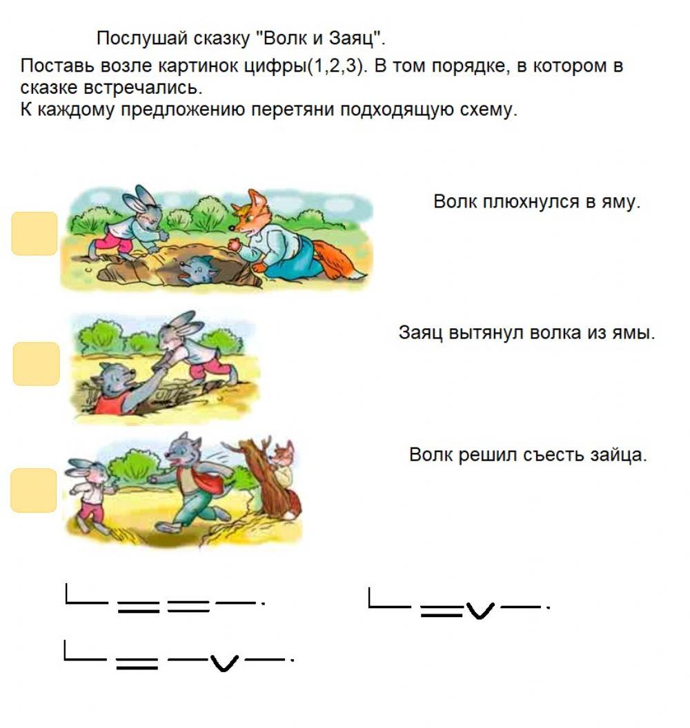 Сказка Волк и Заяц